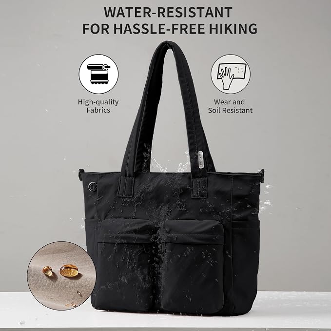aji Tote Bag for women work, Water-Resistant Tote Bag - Image 5