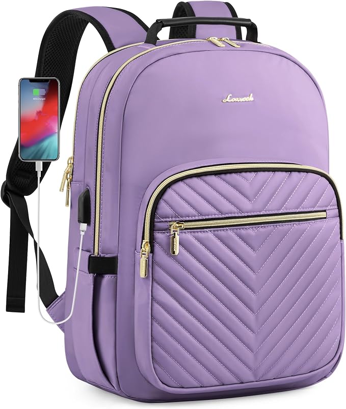 LOVEVOOK Laptop Backpack Purse for Women, Work Travel Computer Bags, College by LOVEVOOK