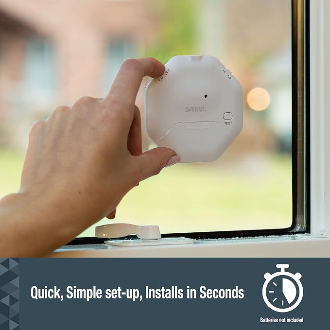 SABRE 120 dB Wedge Door Stop Security Alarm, Extremely Loud Wireless Siren - Image 7
