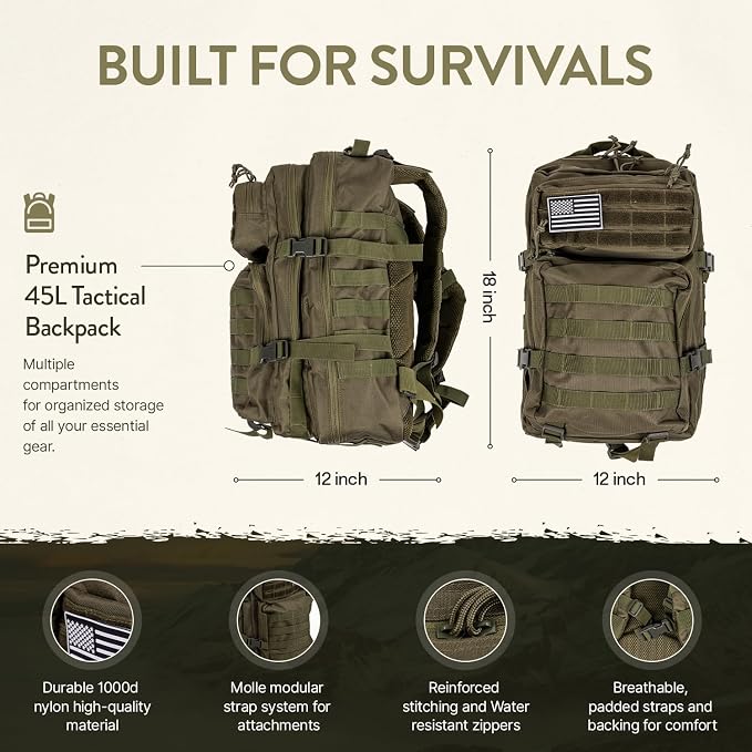 72-Hour Survival Kit | Emergency Bug Out Bag - Image 3