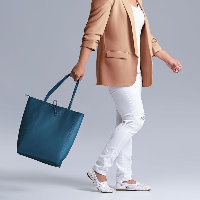 Italian Calf Leather Tote for Women - Image 7
