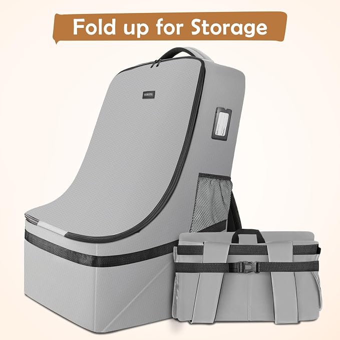 YOREPEK Gate Check Car Seat Travel Bag, Padded Carseat Cover - Image 6