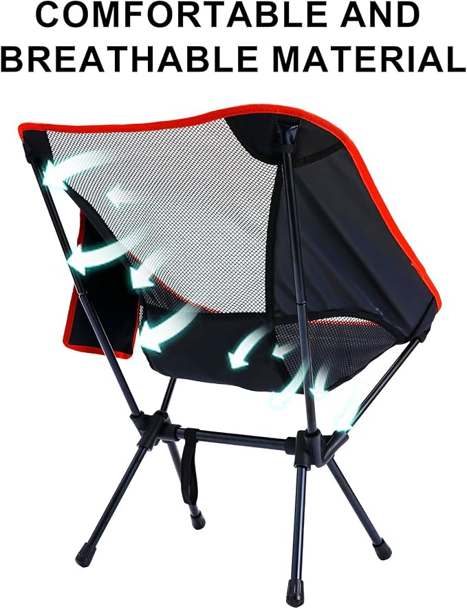 Camping Chairs Portable, Foldable Chair Lightweight, Backpacking Chair - Image 6