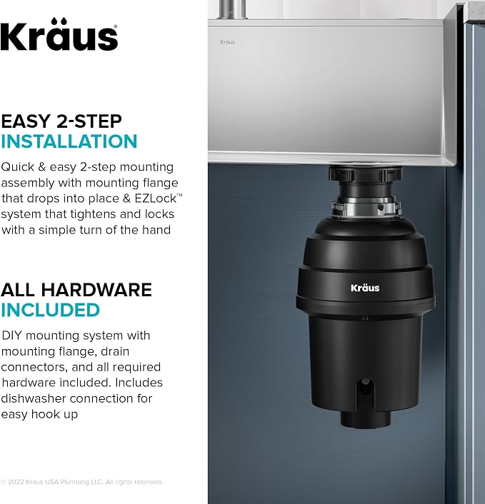 Kraus KGUW2-33MB-100-100, Bellucci Workstation 32 in. Undermount Granite - Image 10