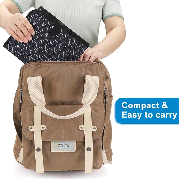 Accmor Portable Diaper Changing Pad, Waterproof Baby Changing Mat, Foldable - Image 4
