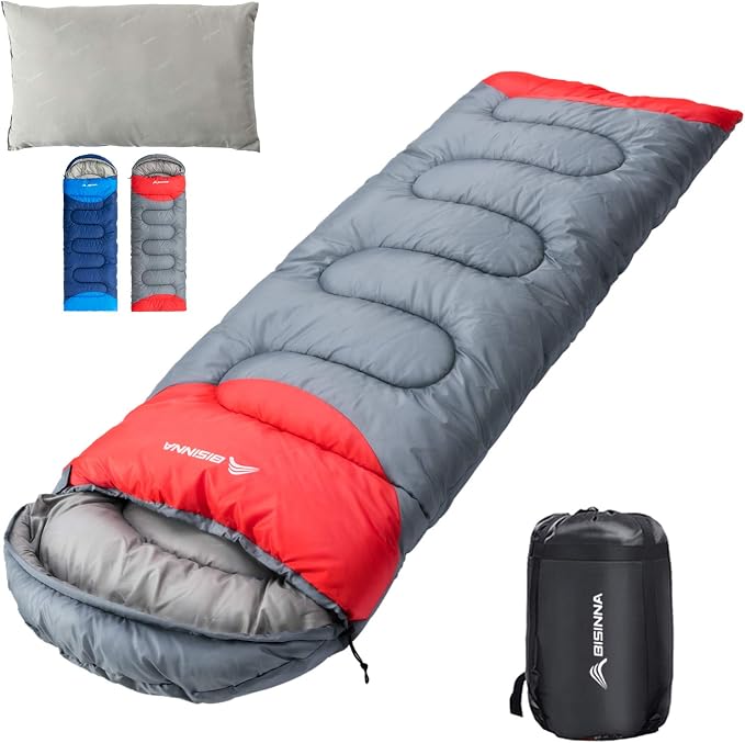 BISINNA Sleeping Bag with Pillow by BISINNA