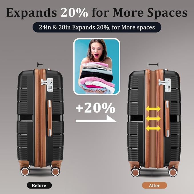 4-Piece Hardshell Luggage Set - Image 4