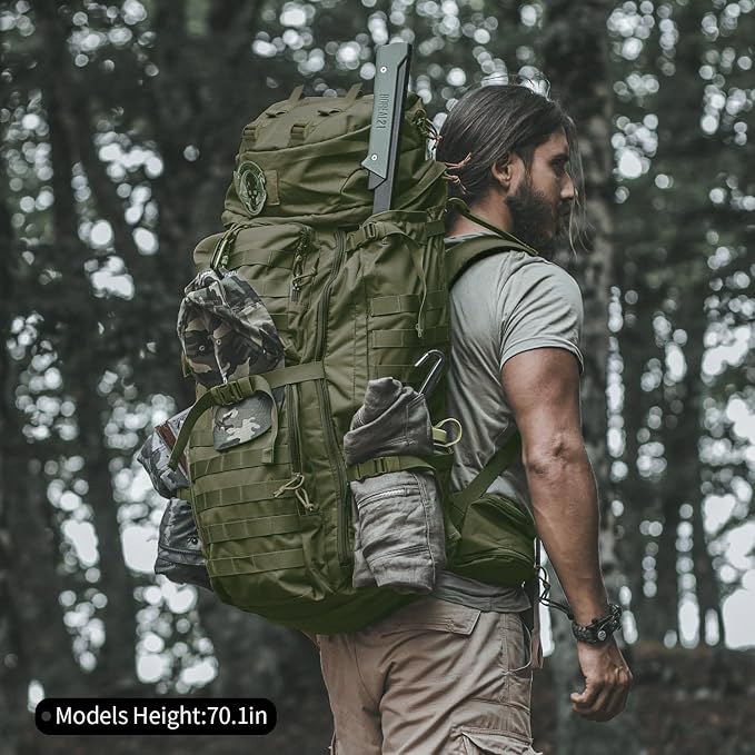 Mardingtop 75L Molle Hiking Internal Frame Backpacks - Image 7