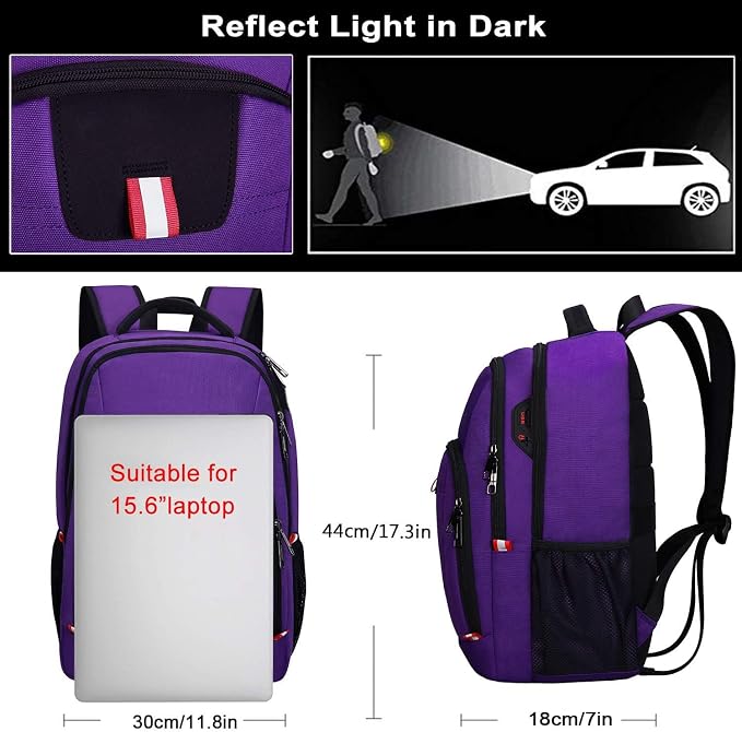 Travel Laptop Backpack, Anti Theft Backpack - Image 5