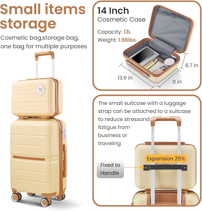 4-Piece Hardshell Luggage Set - Image 6