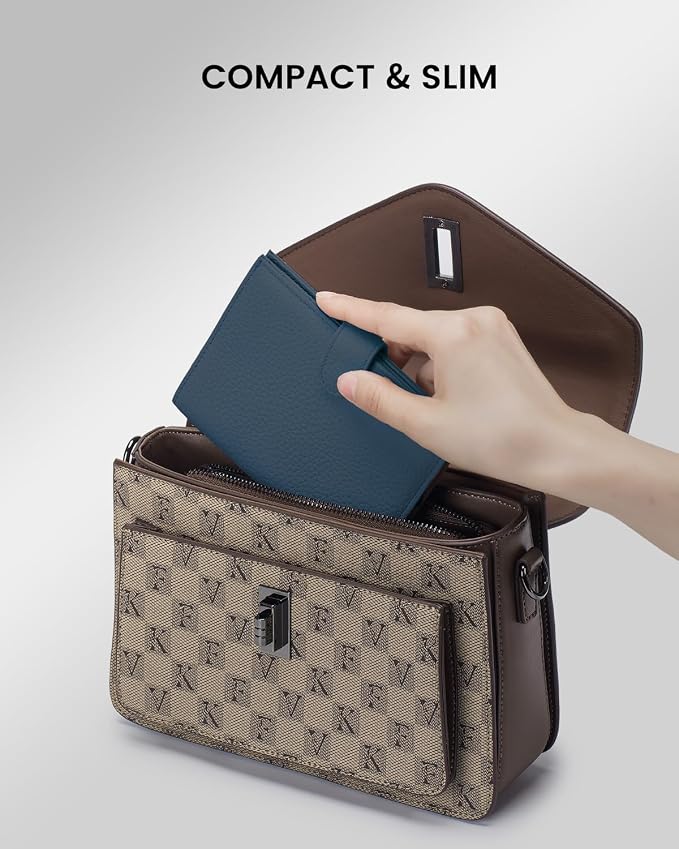 RFID Slim Passport Holder for Man & Women, Compact Leather Passport Wallet - Image 6