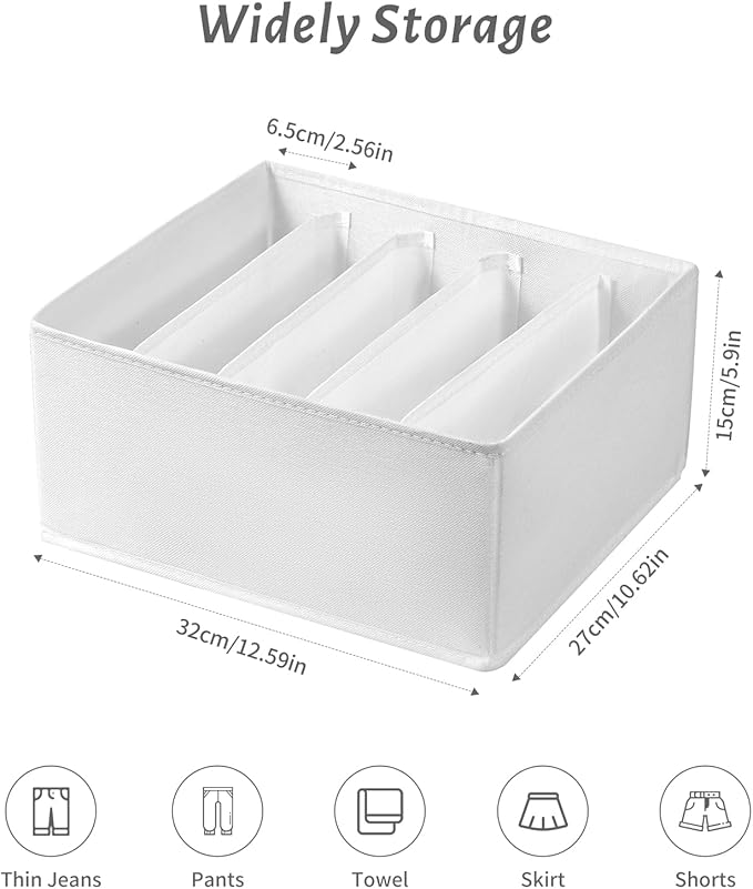 4 Packs Jeans Drawer Organizers - Image 4