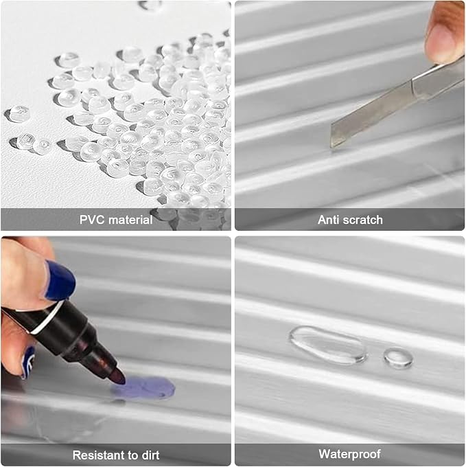 Clear Luggage Cover for 24 inch Suitcase Tsa Approved Thicken PVC Plastic - Image 8