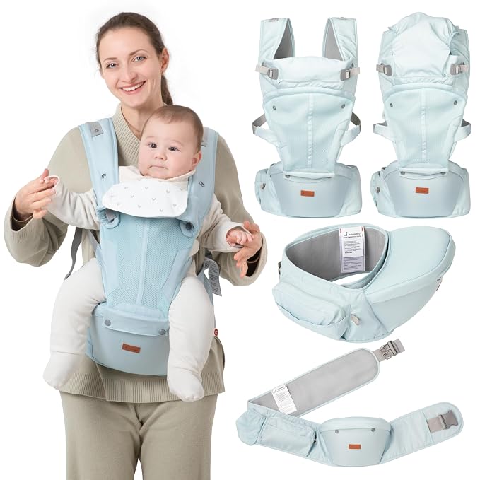 BabbleRoo Grow Carrier – 6-in-1 Baby Carrier by BabbleRoo