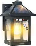 Solar Wall Light Outdoor with 3 Lighting Modes, Dusk to Dawn Led Wall Mount by Kuniwa