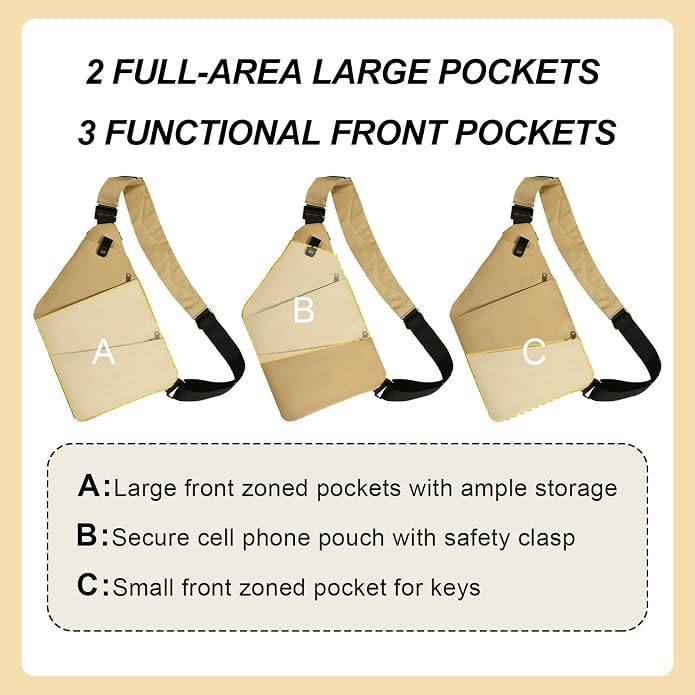 Anti Theft Crossbody Travel Bags - Image 6