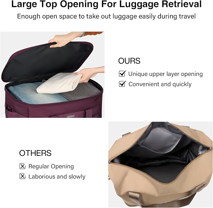 MILADA Expandable Luggage Bags for Travel Foldable Suitcase - Image 3