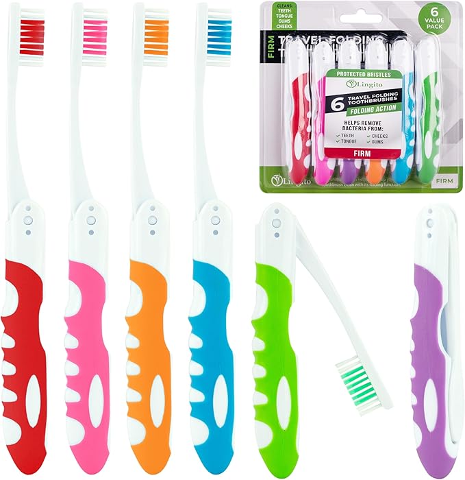 Portable Travel Toothbrush Kit by LINGITO