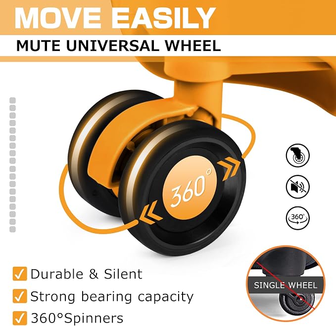 AnyZip Luggage Aluminium Frame Suitcase PC ABS Hard Shell TSA Lock No Zipper - Image 6