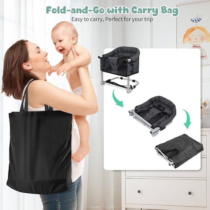 Booster Seat for Dining Table: Portable Toddler Booster Chair - Image 7