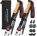 GPTCAMP Nordic Walking Stick, Cork Handle, Lightweight 7075 Aluminum Trekking by GPTCAMP
