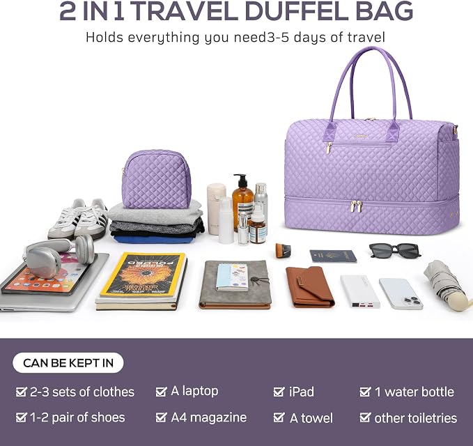 Travel Bag Weekender Bags for Women - Image 4