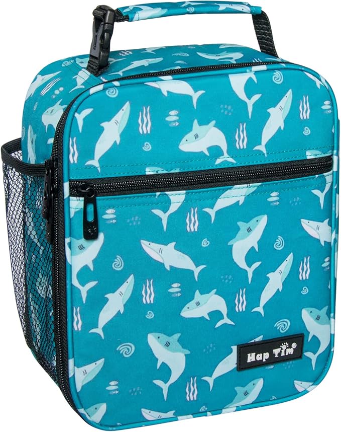 Hap Tim Lunch Box, Insulated Lunch Bag, Reusable Lunchbox Cooler Bag Shark by HapTim