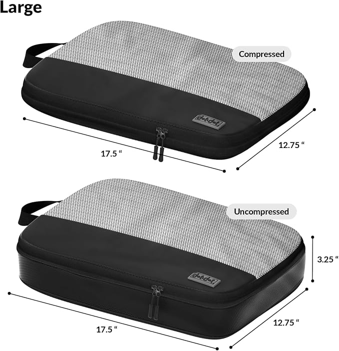 4pc Large Compression Packing Cubes - Image 6