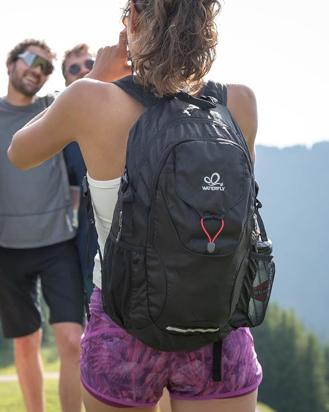 WATERFLY Lightweight Packable Hiking Backpack: 30L Foldable Travel Daypack - Image 7