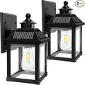 Solar Wall Lights Outdoor, Dusk to Dawn Solar Sconces, Motion Sensor Porch by Kuniwa