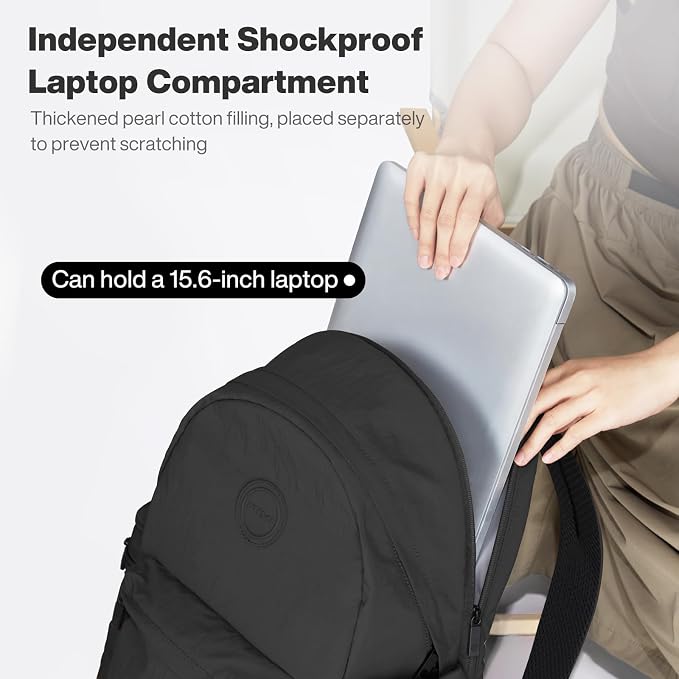 mixi Outdoor Lightweight Backpack Casual Carry On Laptop Backpack Travel Bookbag - Image 5