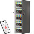 120 Key Lock Box Wall Mount, APP Bluetooth/Wi-Fi, OTP/Fixed Code, Key Unlock by DiDiHere