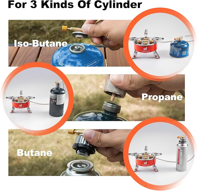 Odoland 9000W Portable Camping Stove Lightweight Camp Stove Collapsible - Image 5