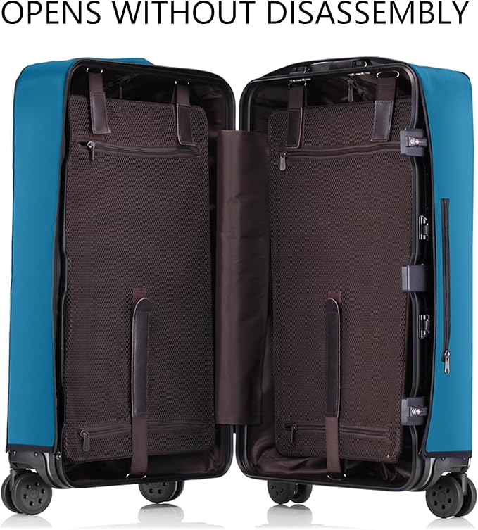 Transparent PVC Suitcase Cover, No Disassembly Required Clear Luggage Protector - Image 2