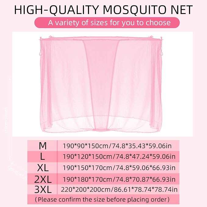4 Corners Mosquito Net for Mosquiteros para Camas Bed Canopies Netting Bed - Image 2