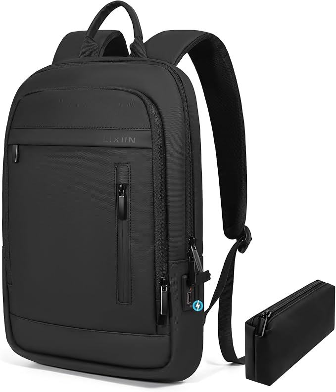 Business Backpack for Men Lightweight Commute Laptop Backpack Anti-Theft Water by LIXIIN