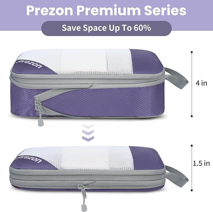 8 Set/6 Set/4 Set Compression Packing Cubes - Image 4