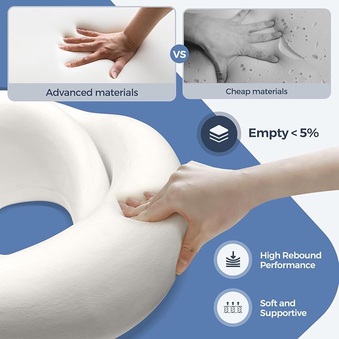 Advanced Memory Foam Neck Travel Pillow, Neck Pillow Airplane - Image 6