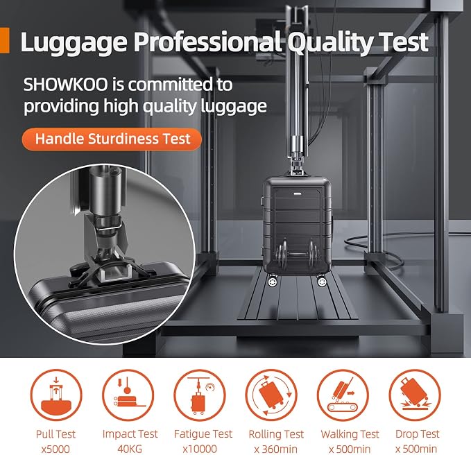 SHOWKOO Luggage Sets Expandable PC+ABS Durable Suitcase Double Wheels TSA Lock - Image 7