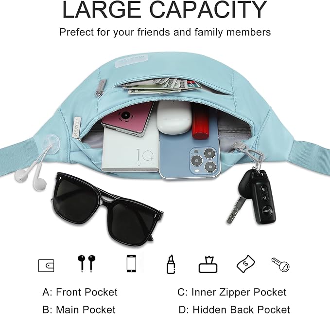 MAXTOP Large Crossbody Fanny Pack - Image 3