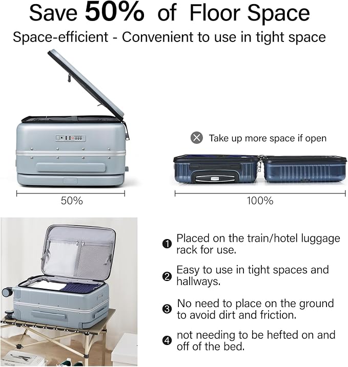 Hanke Top Opening 24 Inch Luggage - Image 7