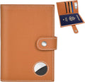 Genuine Leather Passport Holder, RFID Blocking Travel Wallet by Unknown