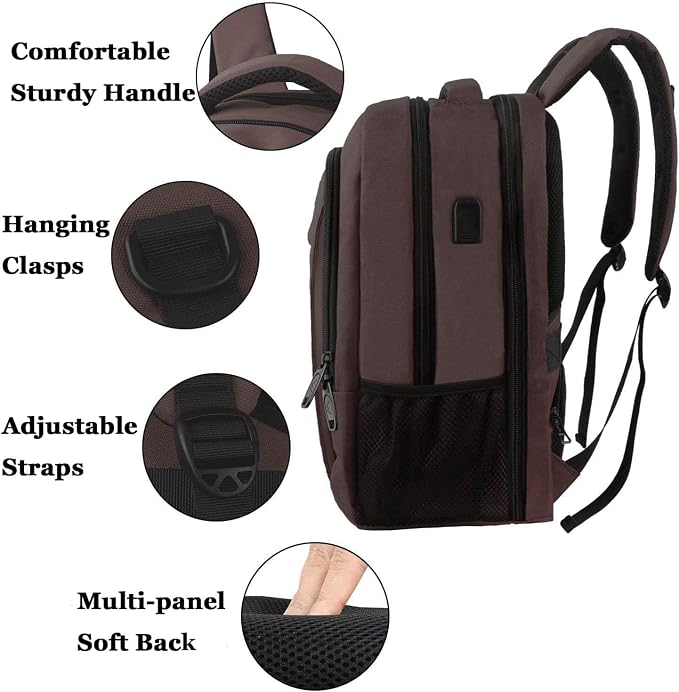 MATEIN Laptop Backpack, Extra Large TSA Friendly 17.3 Inch Travel Computer - Image 7