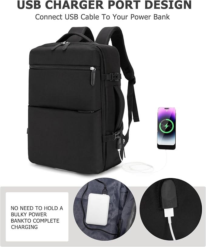 feilario 2 Piece Set 20in Aluminium Frame PC Hard Shell Spinner Wheels Luggage - Image 4