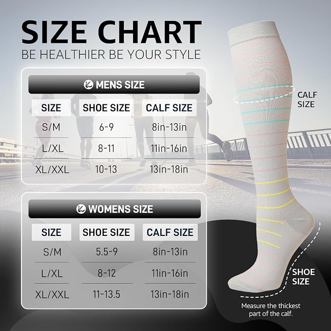 Kickticks 4 Pairs Compression Socks - Image 2
