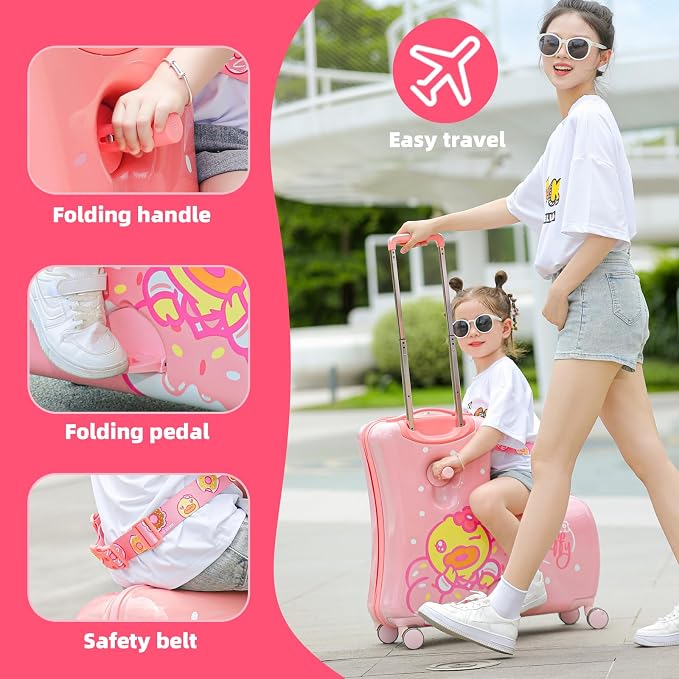 Kids' Lightweight Ride on Luggage - Image 5