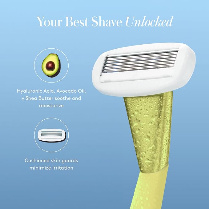 Women's Razor Shave Kit, 1 Matchpoint Razor Handle + 6 Blade Refills - Image 5