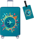 Travelkin Luggage Covers With Tag by MoreThanTravel