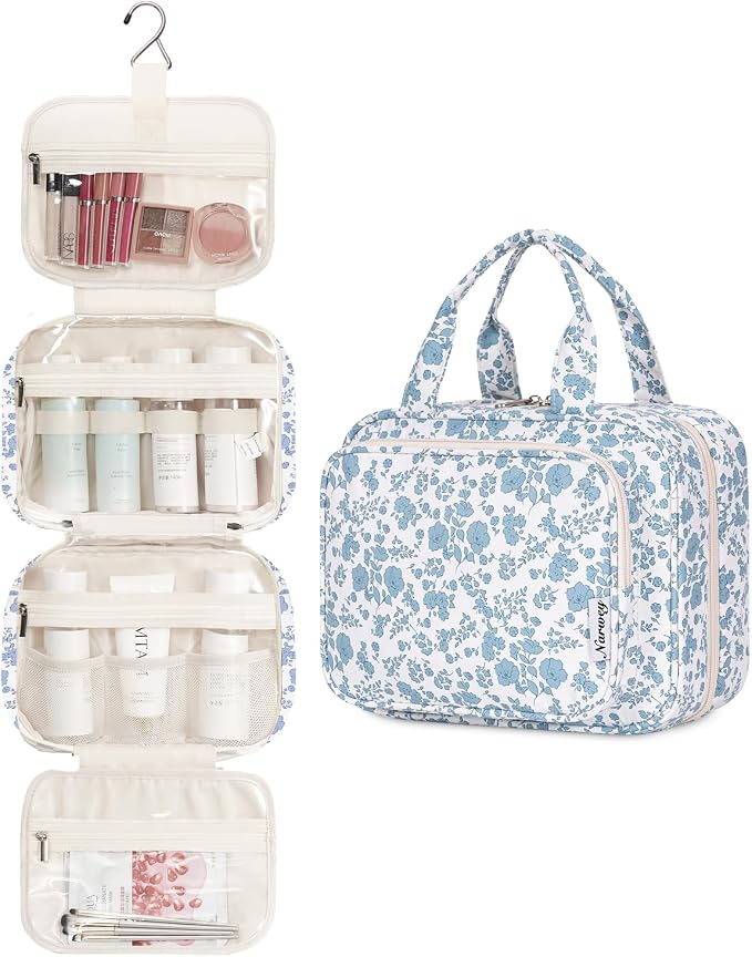 Narwey Hanging Floral Toiletry Bag - Image 2