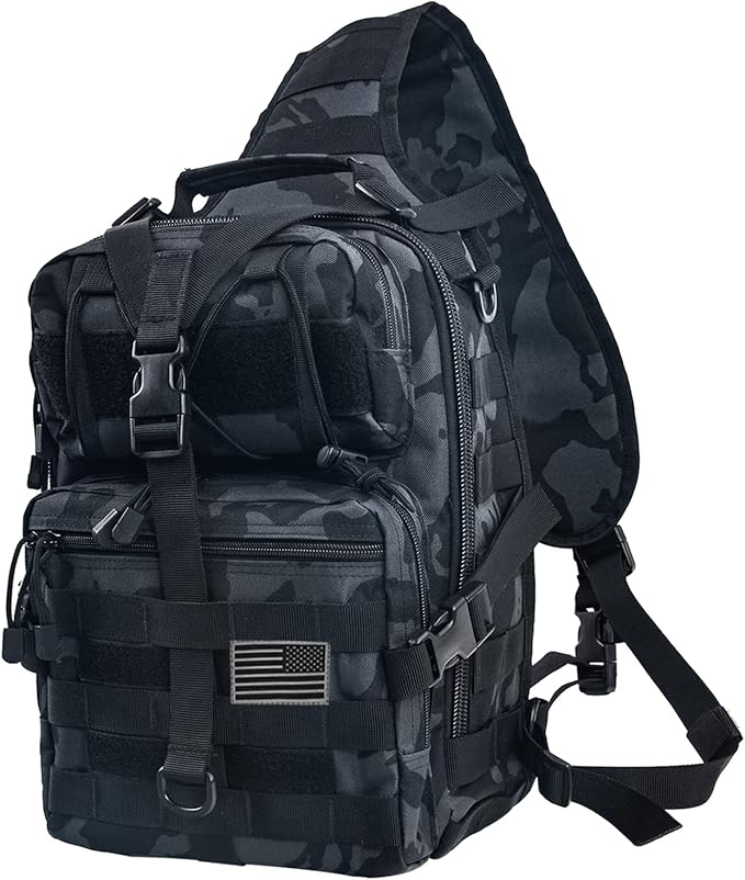 hopopower Tactical Sling Bag Pack Military Rover Shoulder Backpack EDC Assault by Hopopower